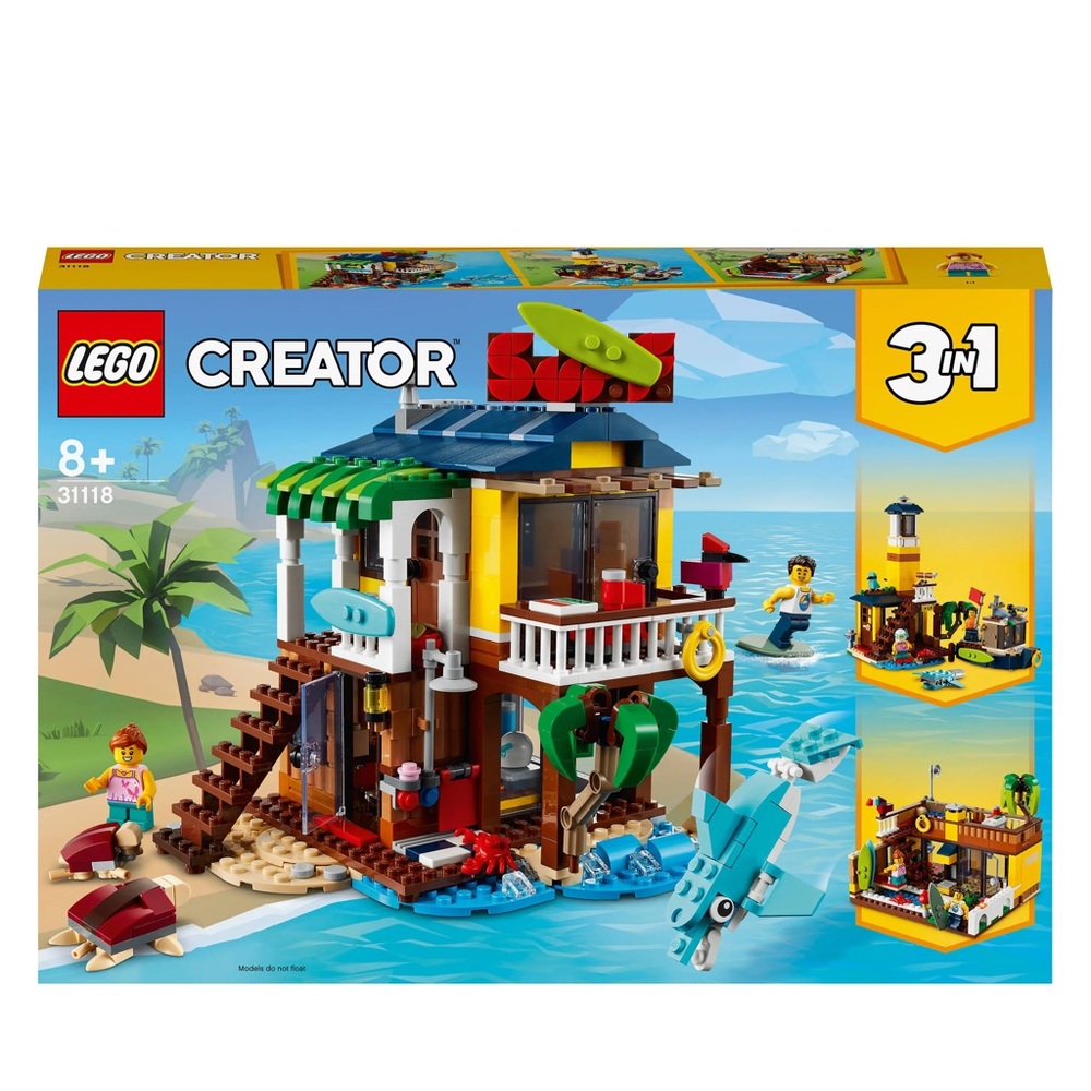 LEGO Surfer Beach House 31118 Building Set (564 Pieces)